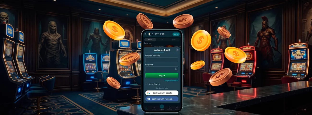 Slotuna login
